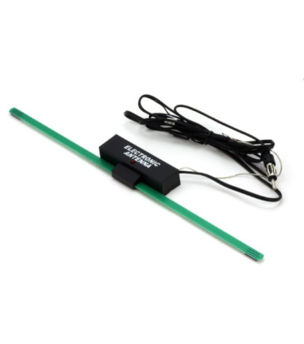 ANTENA SAMOCHODOWA Z WZMACNIACZEM DŁ. 34CM, DŁ. KABLA 2,1M