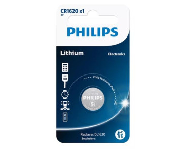 BATERIA CR1620 3.0V (16,0X2,0) LITHIUM BLISTER 1SZT. (CENA ZA SZT/SPRZEDAŻ W WIELOKROTNOŚCI 10 SZT.)