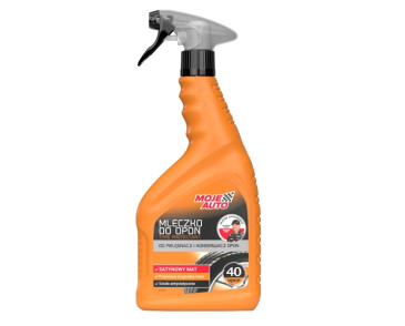 ŚRODEK DO KONSERWACJI I NABŁYSZCZANIA OPON MLECZKO 650ML / MOJE AUTO