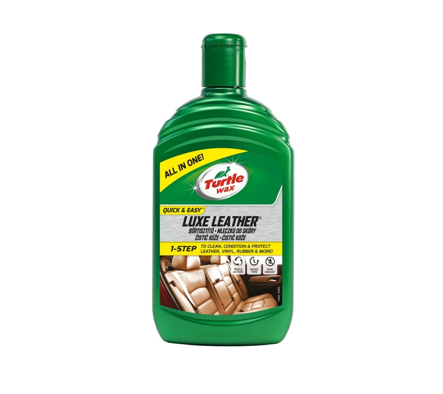 ŚRODEK DO CZYSZCZENIA TAPICERKI SKÓRZANEJ MLECZKO 500ML LUXE LEATHER / TURTLE WAX GREEN LINE