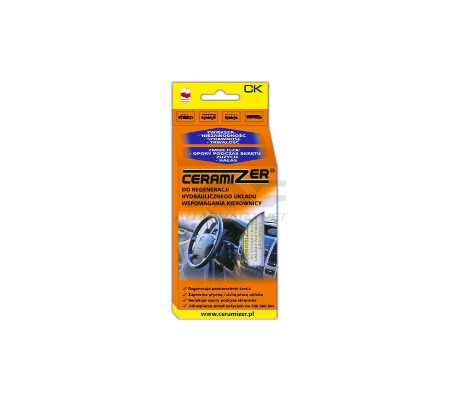 CERAMIZER DO REGENERACJI HYDRAULICZNEGO UKŁADU WSPOMAGANIA KIEROWNICY