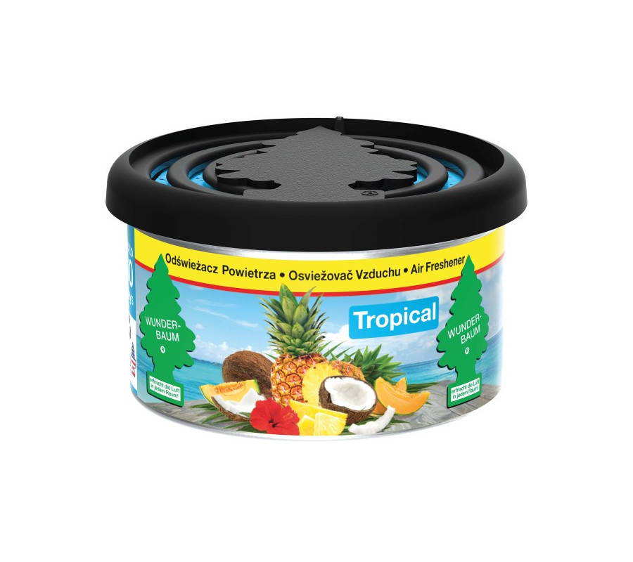 ZAPACH FIBER CAN TROPICAL ODŚWIEŻACZ POWIETRZA W PUSZCZE 30G / WUNDER-BAUM ®