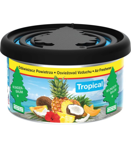 ZAPACH FIBER CAN TROPICAL ODŚWIEŻACZ POWIETRZA W PUSZCZE 30G / WUNDER-BAUM ®