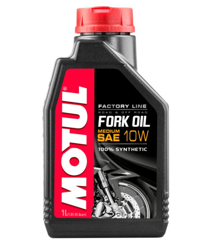 OLEJ MOTUL FORK OIL FACTORY LINE MEDIUM 10W 1L / AMORTYZATORY / MOTOCYKLE