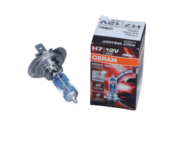 ŻARÓWKA H7 12V/55W PX26D +150% NIGHT BREAKER LASER