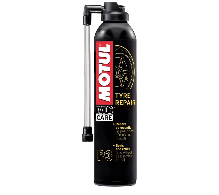KOŁO ZAPASOWE - ŚRODEK DO USZCZELNIANIA OPON 300ML P3 TYRE REPAIR / MOTUL