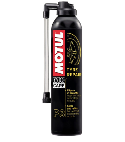 KOŁO ZAPASOWE - ŚRODEK DO USZCZELNIANIA OPON 300ML P3 TYRE REPAIR / MOTUL