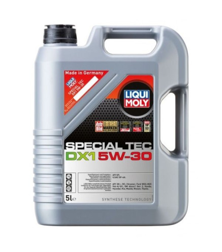 OLEJ LIQUI MOLY 5W30 5L SPECIAL TEC DX1 / DEX 1 GEN2 / SN+/RC / WSS-M2C 946-A / GF-6A