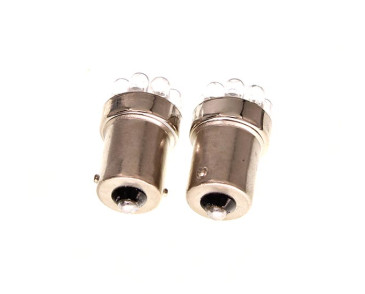 ŻARÓWKA LED 12V/21W BA15S BIAŁA BLISTER 2 SZT !!!!LED!!!!!