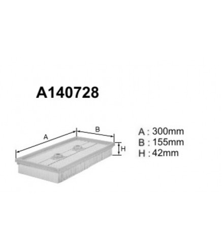 A140728 (AP149/7) Filtr powietrzaDENCKERMANN