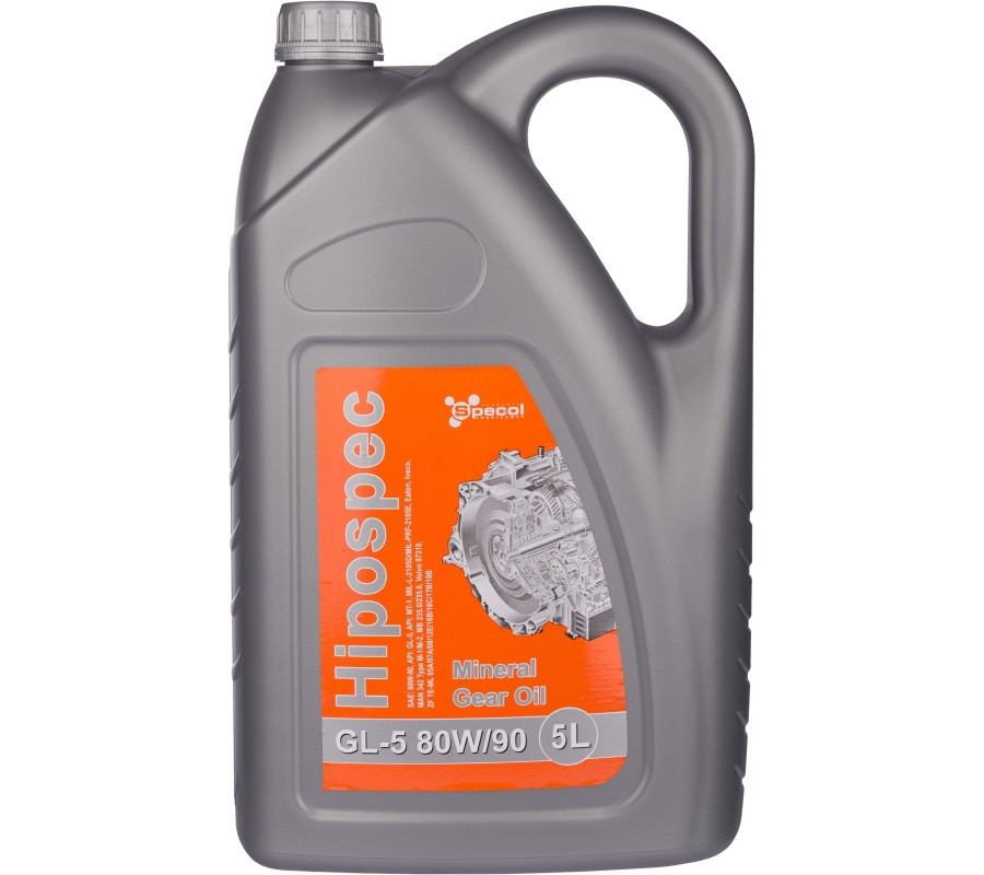 OLEJ SPECOL 80W90 5L GL5 HIPOSPEC / PRZEKŁADNIOWY
