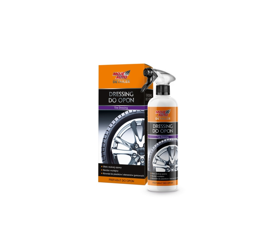 ŚRODEK DO KONSERWACJI I NABŁYSZCZANIA OPON 500ML DRESSING DO OPON / MOJE AUTO DETAILER