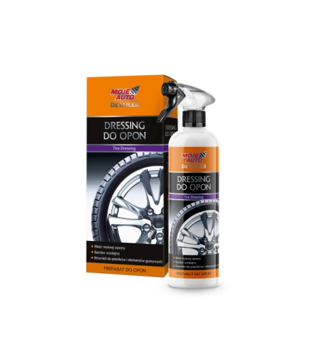 ŚRODEK DO KONSERWACJI I NABŁYSZCZANIA OPON 500ML DRESSING DO OPON / MOJE AUTO DETAILER