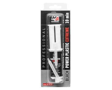 KLEJ POWER PLASTIC EXTREME CZARNY 25ML + MIKSERY / MA PROFESSIONAL