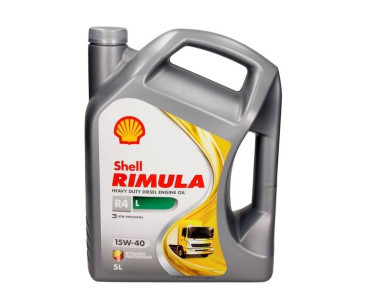 OLEJ SHELL 15W40 5L RIMULA R4 L CJ-4 / MAN 3275 / 228.3 228.31 / VDS-4 VDS-3 SAMOCHODY CIĘŻAROWE