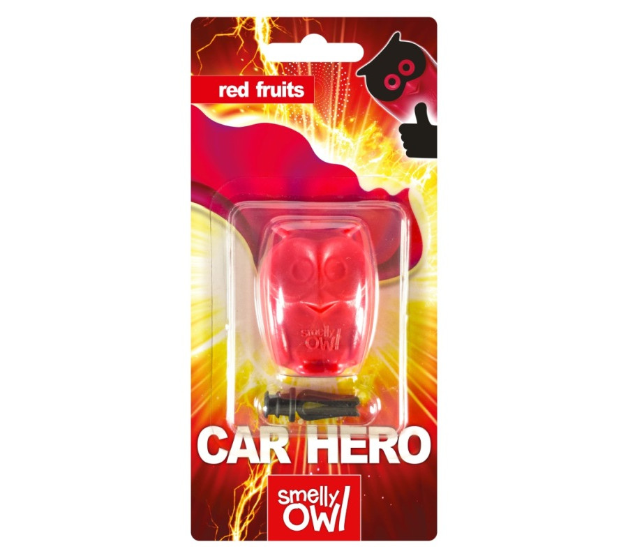 ZAPACH SMELLY OWL RED FRUITS - ZAPACHOWA SOWA DO KRATKI NAWIEWU