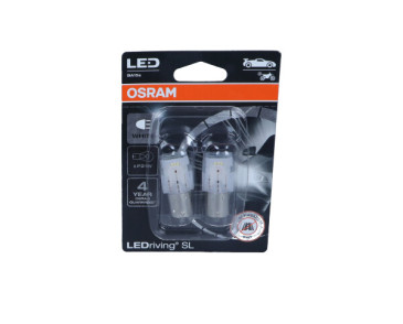 ŻARÓWKA LEDRIVING SL P21W BIAŁA BLISTER 2 SZT LED (BRAK ECE)
