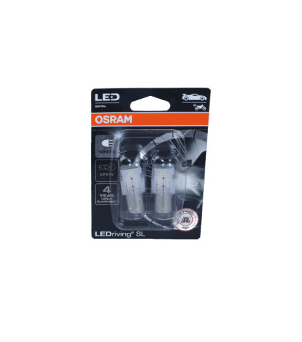 ŻARÓWKA LEDRIVING SL P21W BIAŁA BLISTER 2 SZT LED (BRAK ECE)