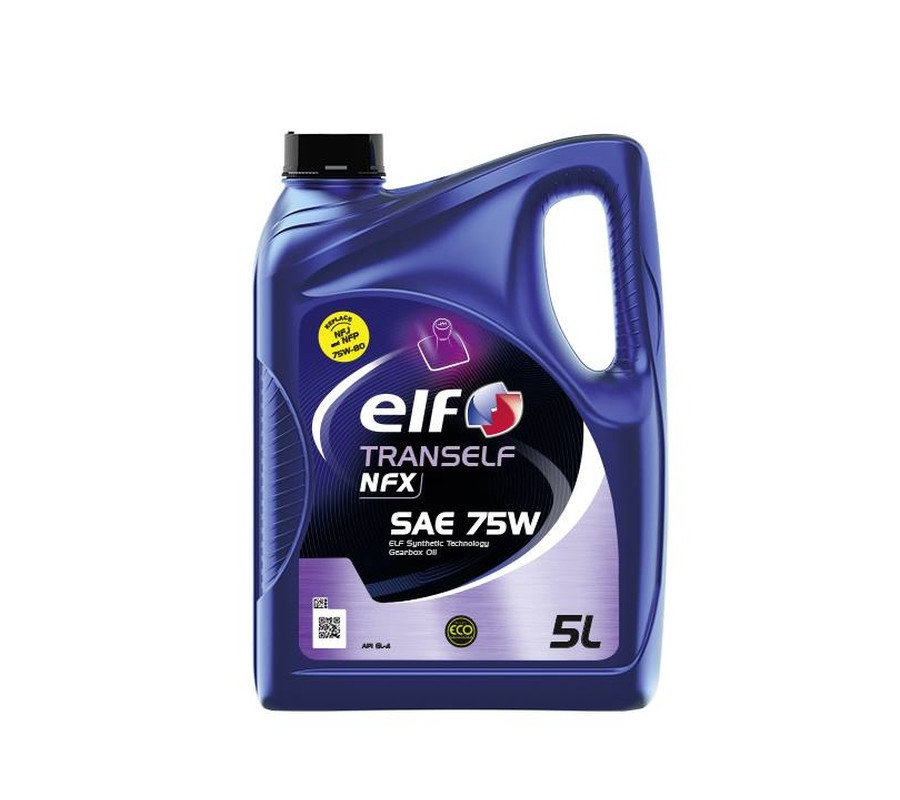 OLEJ ELF 75W TRANSELF NFX 5L / GL4 / ZASTĘPUJE NFJ I NFP / SX / JXX / TLX / NDX / NDK1 / PXX / DBX