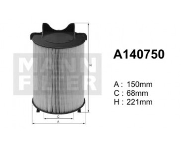 A140750 (AK370/1) Filtr powietrzaDENCKERMANN