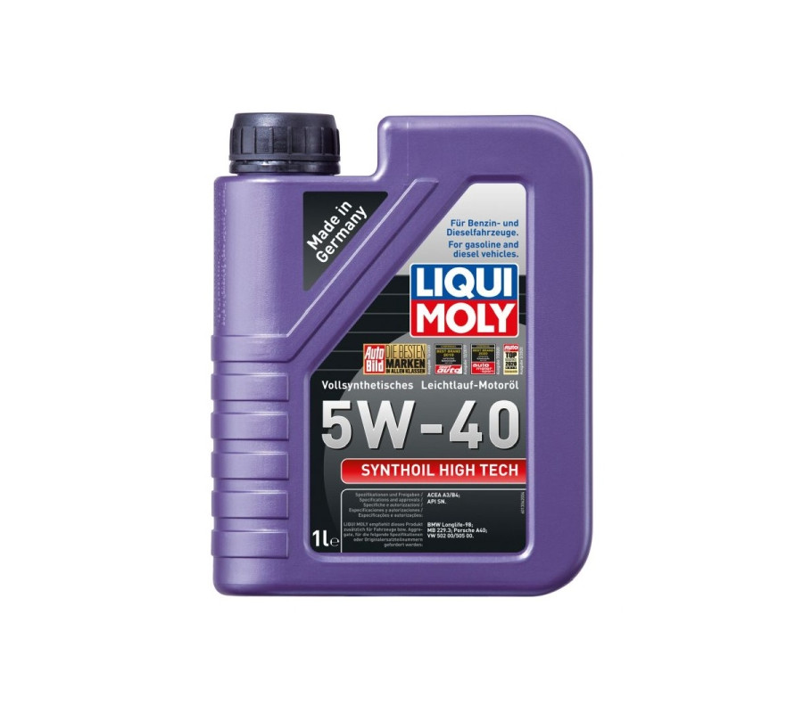 OLEJ LIQUI MOLY 5W40 1L SYNTHOIL HIGH TECH / 229.1 / 502.00 505.00