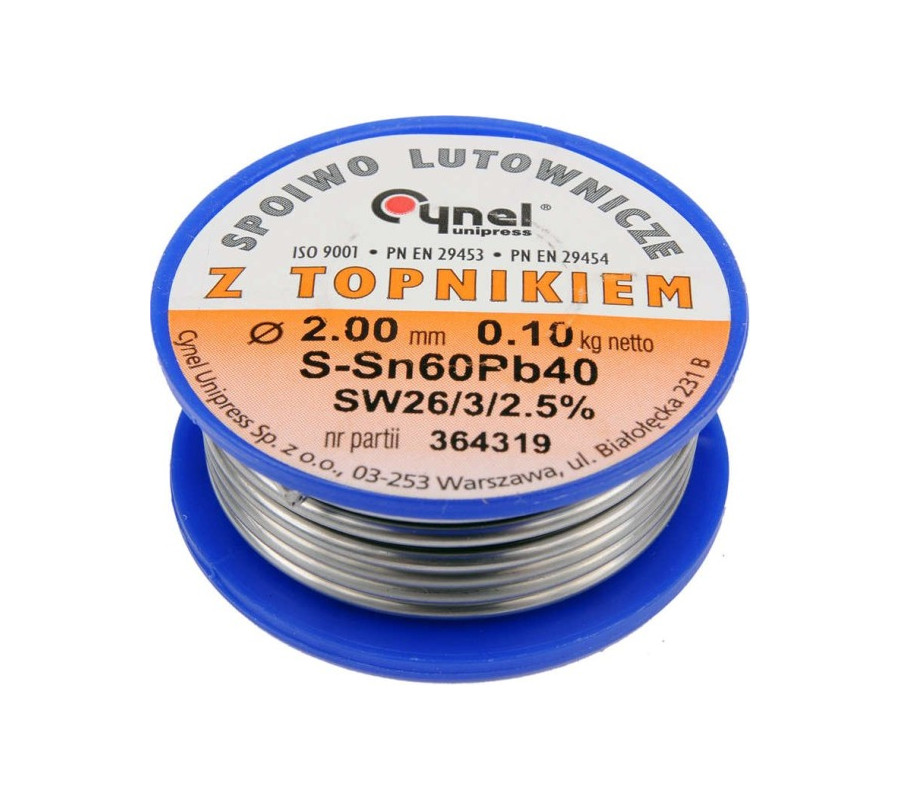 SPOIWO LUTOWNICZE (CYNA) SN60PB40 2,0/100