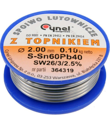 SPOIWO LUTOWNICZE (CYNA) SN60PB40 2,0/100