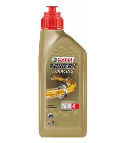OLEJ CASTROL 5W40 POWER 1 RACING 4T 1L / MOTOCYKLE