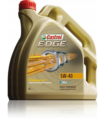 Olej Castrol Edge Titanium FST 4L 5W40 + GRATIS