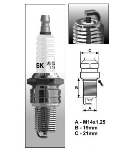 L17C (1321) Świeca zapłonowa BRISKSuper