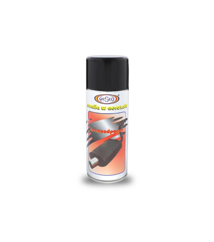 LAKIER WYSOKOTEMPERATUROWY CZARNY MAT 400ML - DO 400°C / WESCO 02312