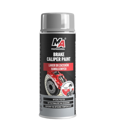LAKIER DO ZACISKÓW HAM. SREBRNY 400ML / BRAKE CALIPER SPRAY SILVER / MOJE AUTO PROFESSIONAL