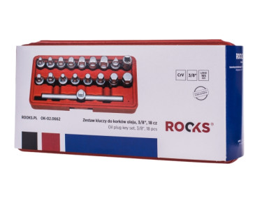 ZESTAW KLUCZY DO KORKÓW OLEJU, 3/8, 18 CZ