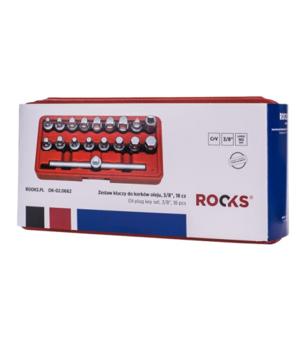 ZESTAW KLUCZY DO KORKÓW OLEJU, 3/8, 18 CZ