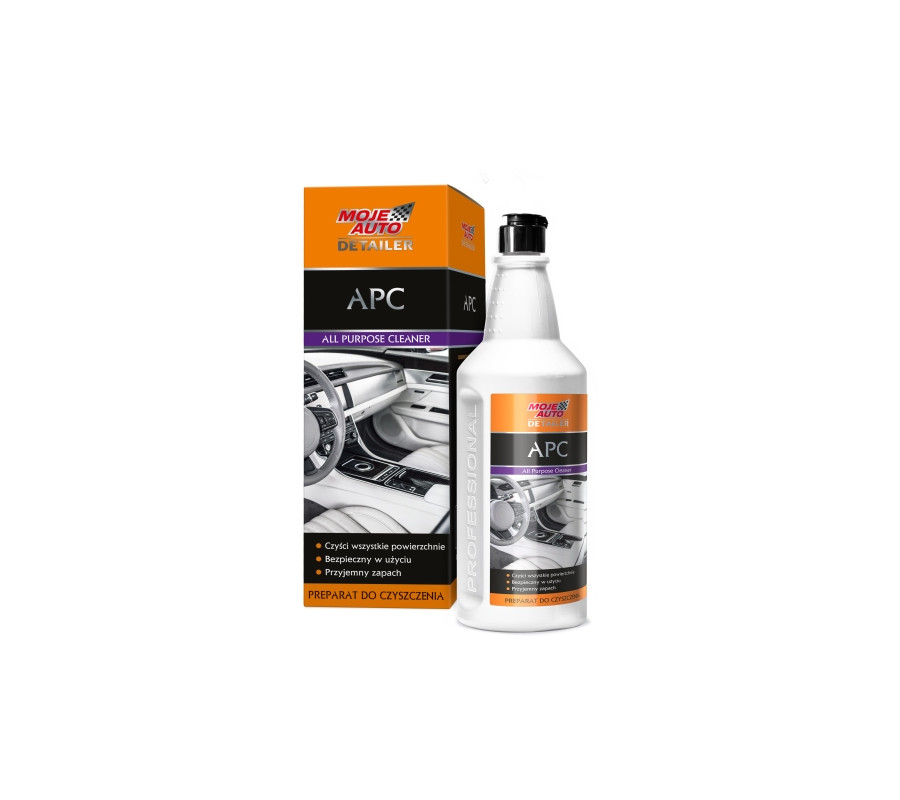ŚRODEK DO CZYSZCZENIA POWIERZCHNI ZMYWALNYCH SAMOCHODU APC 1L / MOJE AUTO DETAILER