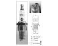 LR10SL (1533) świeca zapłonowa BRISKSilver Racing - spark plug
