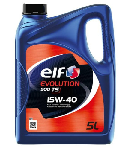 OLEJ ELF 15W40 5L EVOLUTION 500 TS SL/CF / A3/B3 / 229.1 / 501.01 505.00