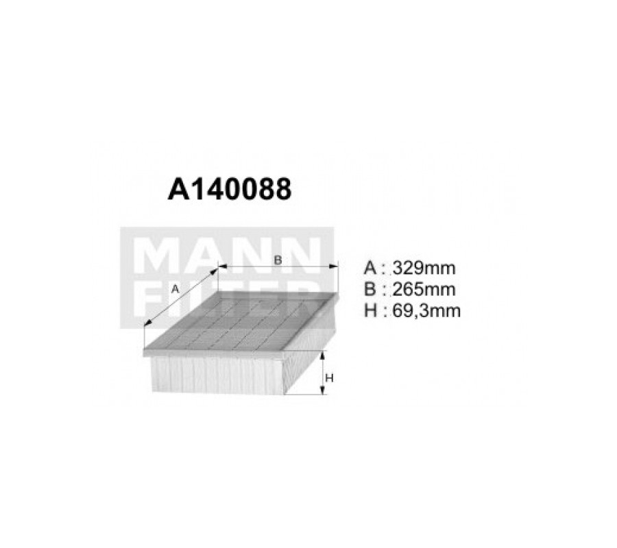 A140088 Filtr powietrza Denckermann