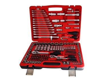 ZESTAW NARZĘDZIOWY 1/2, 3/8, 1/4 216 CZĘŚCI, MASTER-UNI XXL
