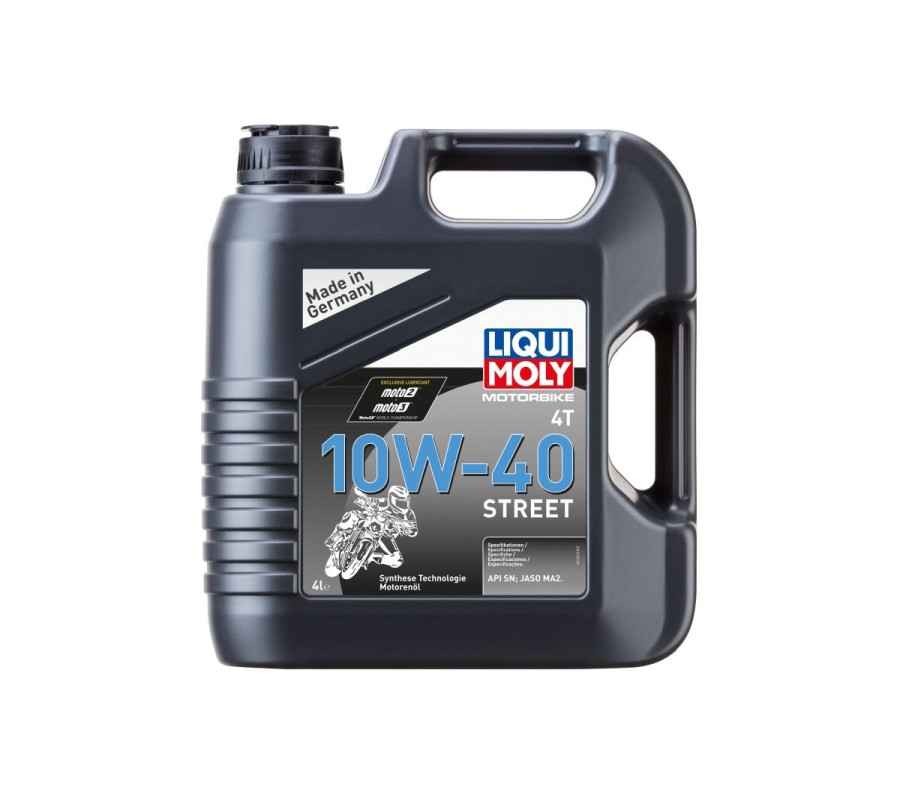 OLEJ LIQUI MOLY 10W40 4L MOTORBIKE 4T STREET / MOTOCYKLE