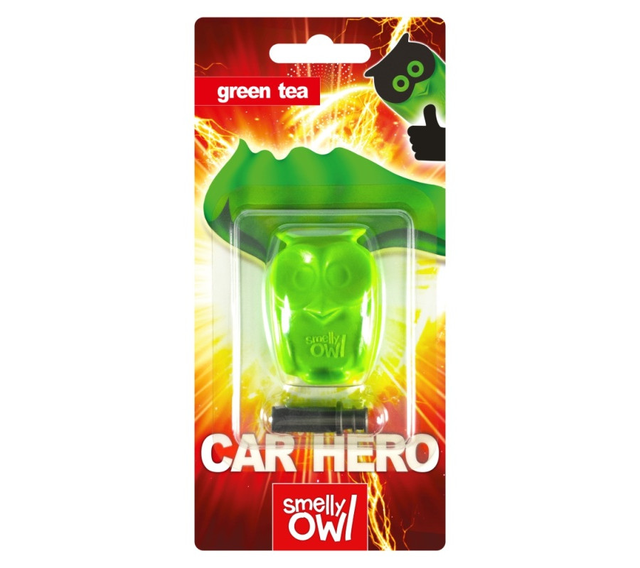 ZAPACH SMELLY OWL GREEN TEA - ZAPACHOWA SOWA DO KRATKI NAWIEWU