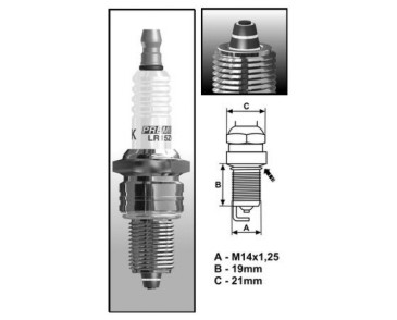 LR14ZC (1127) świeca zapłonowa BRISKPremium ZC - multi-spark plug
