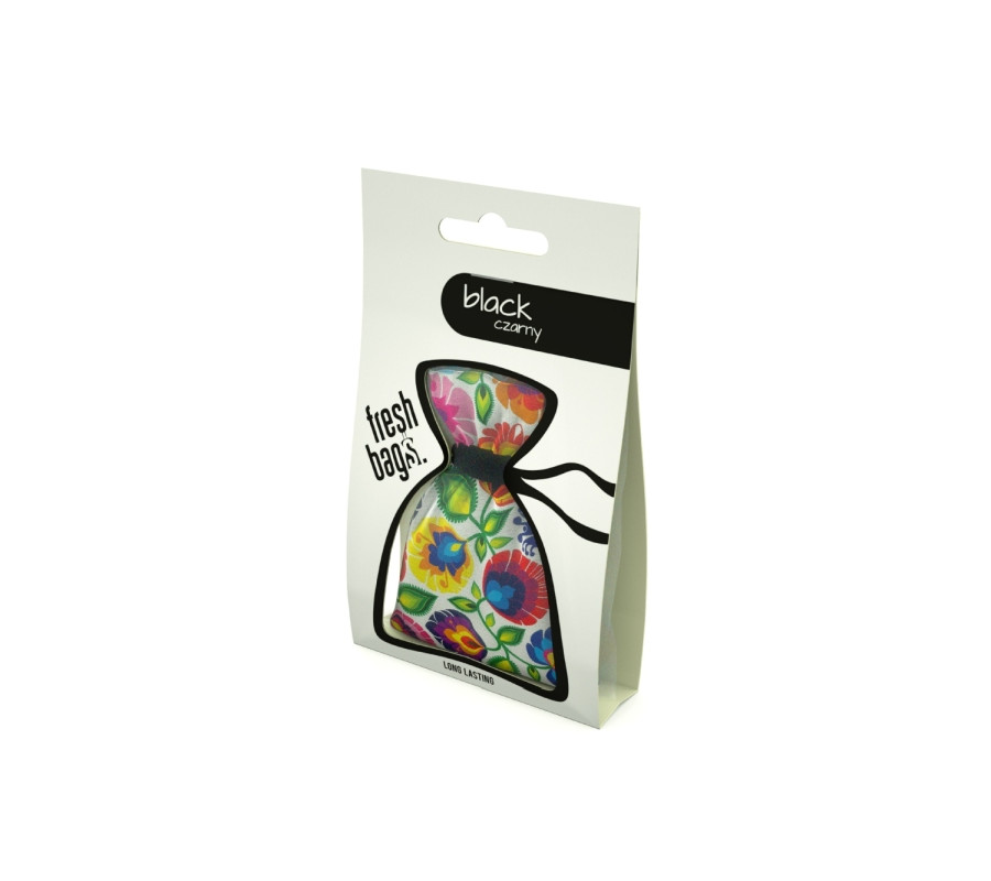 ZAPACH WORECZEK ZAPACHOWY FOLK PERFUME FRESH BAG BLACK