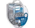 ŻARÓWKA H4 12V/60/55W P43T-38 +60 2SZT+2SZT W5W PHILIPS WHITEVISION ULTRA 4200K