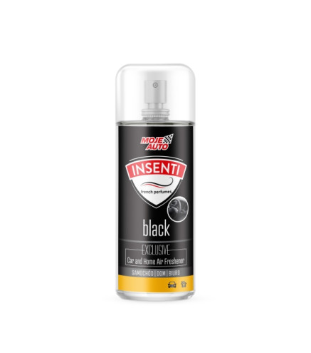 ODŚWIEŻACZ POWIETRZA 50ML BLACK INSENTI SPRAY / MOJE AUTO