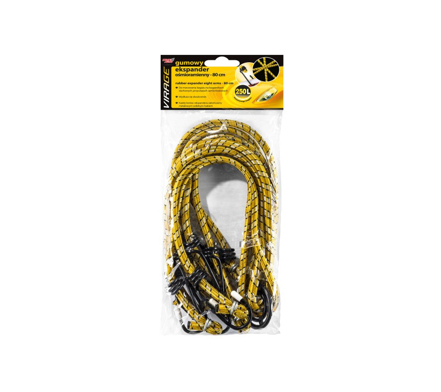 GUMOWY EKSPANDER OŚMIORAMIENNY 80CM / VIRAGE GUMOWY EKSPANDER OŚMIORAMIENNY 80CM / VIRAGE