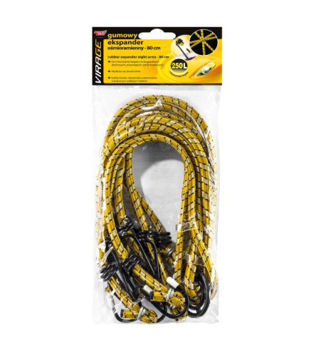 GUMOWY EKSPANDER OŚMIORAMIENNY 80CM / VIRAGE