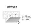 M110003 (K1004, M110109) filtr kabinowyDENCKERMANN