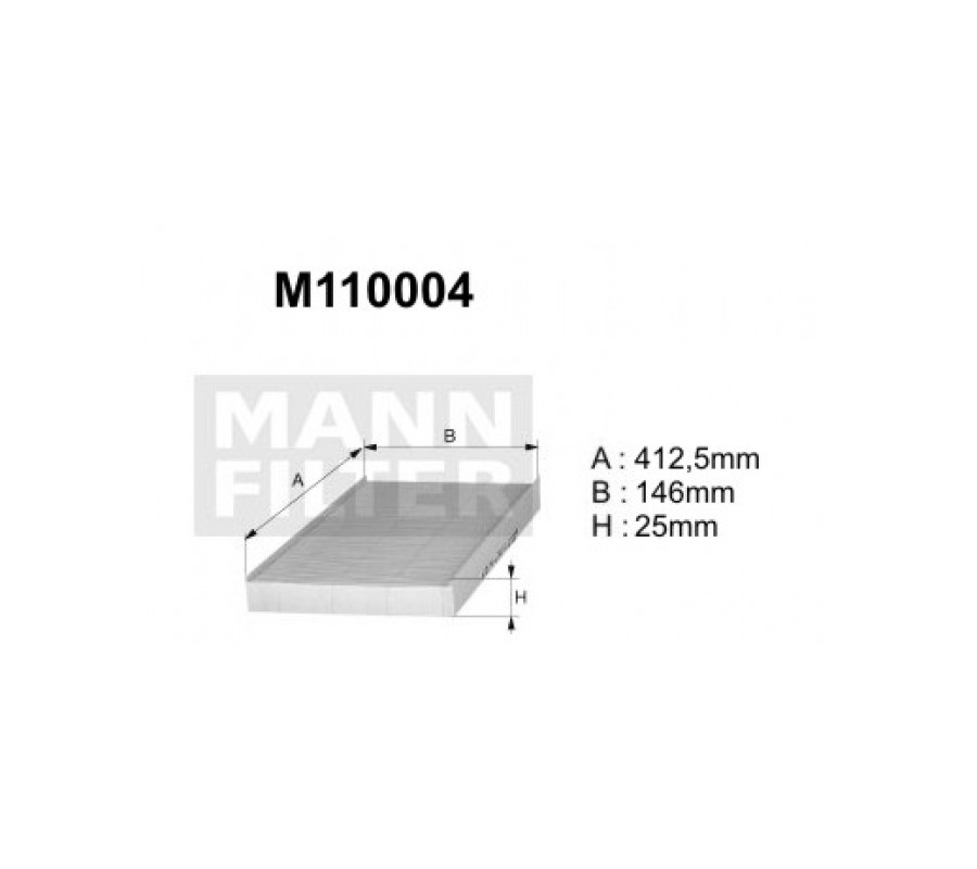 M110004 (K1009)  Filtr kabinowyDENCKERMANN