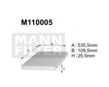 M110005 (K1024) filtr kabinowyDENCKERMANN